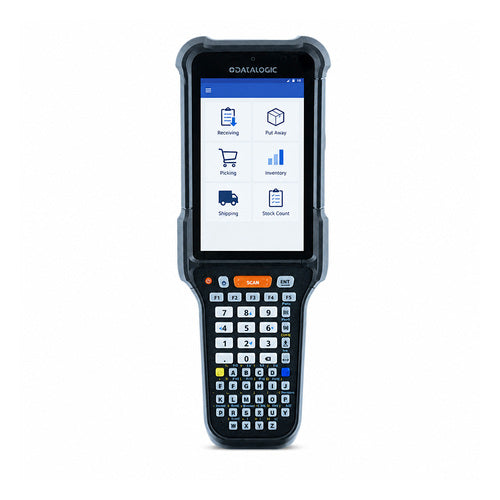 Terminal de mano Datalogic FALCON X60 946600004 en uso sobre fondo blanco