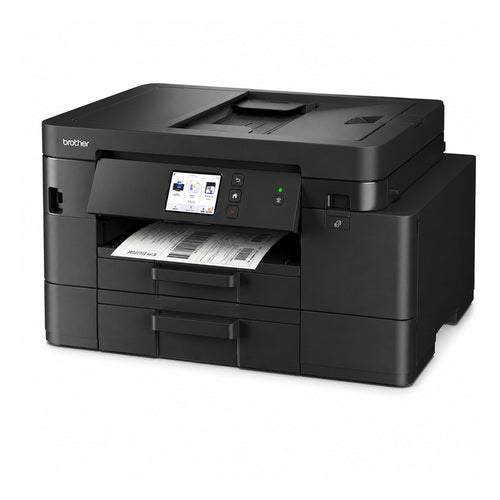 Impresora de etiquetas Brother MFC-J4550DW MFCJ4550DWRE1 en uso sobre fondo blanco