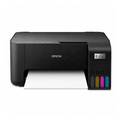 Impresora de etiquetas Epson ET-2860 C11CJ67428 en uso sobre fondo blanco