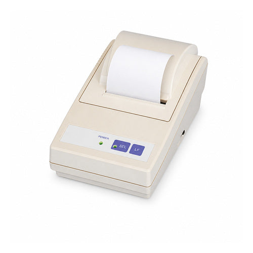 Impresora de etiquetas Citizen CBM-910 CBM91024RF2A en uso sobre fondo blanco