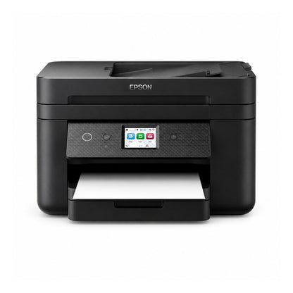 Impresora de etiquetas Epson WF-2960DWF C11CK60403 en uso sobre fondo blanco