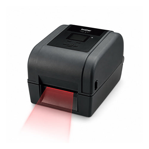 Equipo RFID Brother TD-4650 TD4650TNWBRZ1 en uso sobre fondo blanco