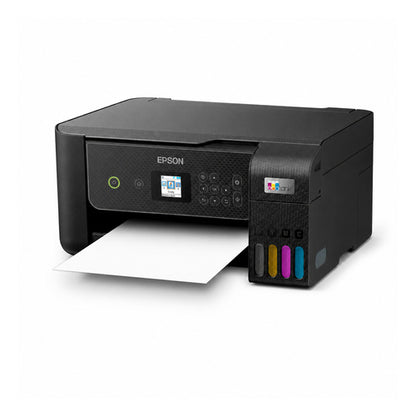 Impresora de etiquetas Epson ET-2871 C11CJ66422 en uso sobre fondo blanco