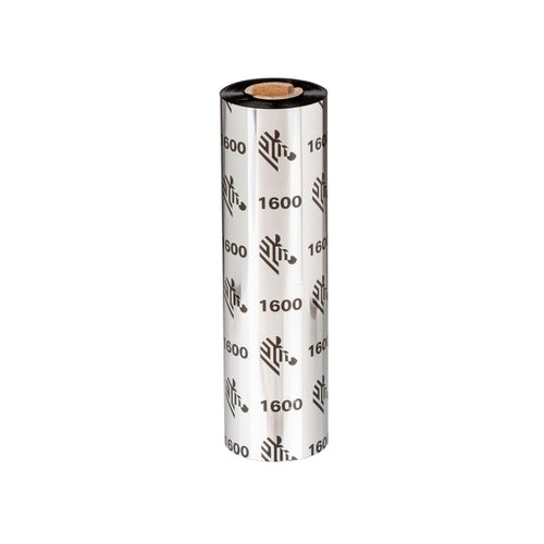Cinta - CINTA DE CERA 110MM X 300M 1600 CERA ECONÓMICA 25.4MM NÚCLEO 18/CAJA - SKU:01600BK11030