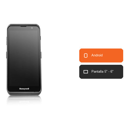 Características del terminal de mano Honeywell EDA5S EDA5S 00AE61N21RK: Android, Pantalla 5" - 6"