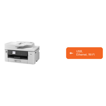 Características de la impresora de etiquetas Brother MFC-J5340DWE MFCJ5340DWERE1: USB, Ethernet, Wi-Fi
