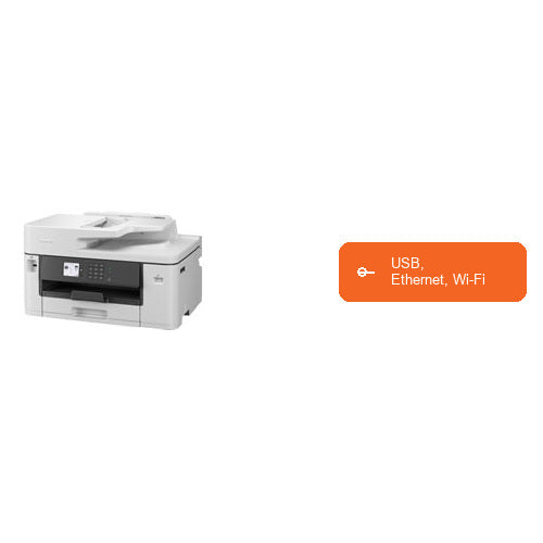 Características de la impresora de etiquetas Brother MFC-J5340DWE MFCJ5340DWERE1: USB, Ethernet, Wi-Fi