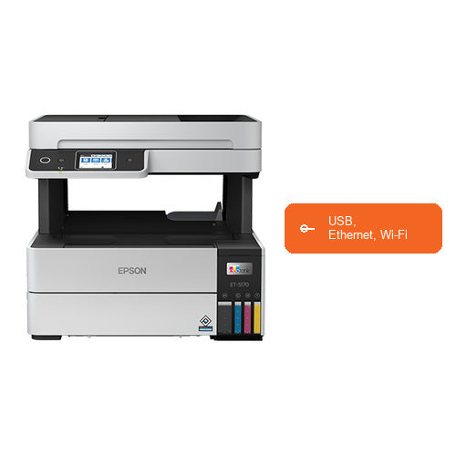 Características de la impresora de etiquetas Epson ET-5170 C11CJ88402: USB, Ethernet, Wi-Fi