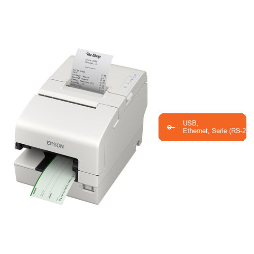 Características de la impresora de etiquetas Epson H6000VI C31CL25112: USB, Ethernet, Serie (RS-232) +1