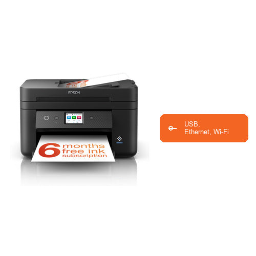 Características de la impresora de etiquetas Epson WF-2960DWF C11CK60403: USB, Ethernet, Wi-Fi