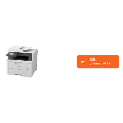 Características de la impresora de etiquetas Brother MFC-L3740CDWERE1 MFCL3740CDWERE1: USB, Ethernet, Wi-Fi