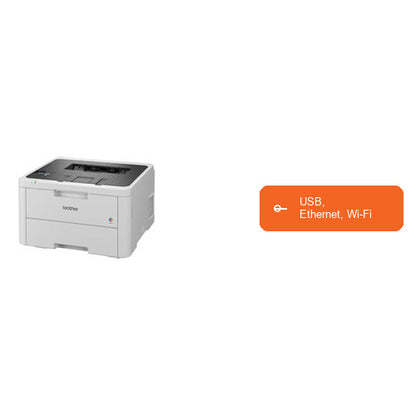 Características de la impresora de etiquetas Brother HL-L3240CDWRE1 HLL3240CDWRE1: USB, Ethernet, Wi-Fi