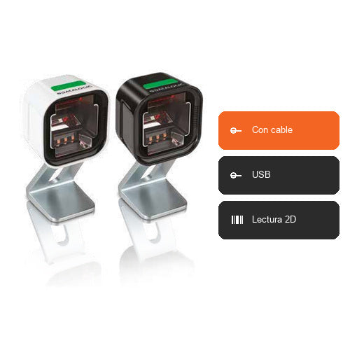 Características del lector de códigos de barras Datalogic MAGELLAN 1500I negro MG1501-102B0-0200: Con cable, USB, Lectura 2D