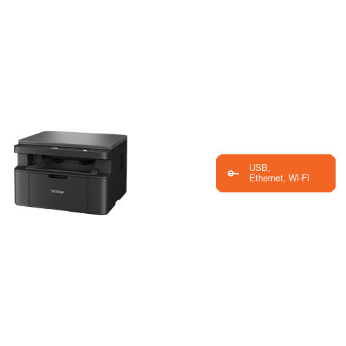 Características de la impresora de etiquetas Brother DCP-L1640W DCPL1640WRE1: USB, Ethernet, Wi-Fi