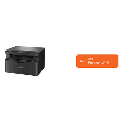 Características de la impresora de etiquetas Brother DCP-L1640W DCPL1640WRE1: USB, Ethernet, Wi-Fi