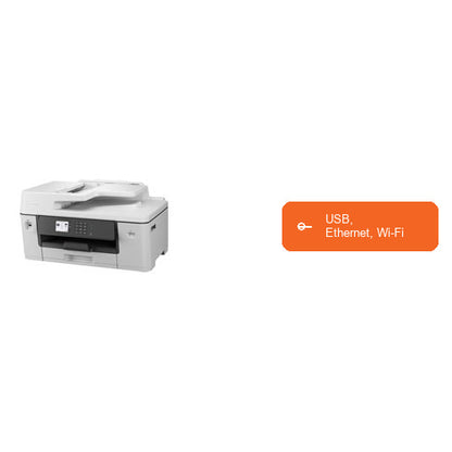 Características de la impresora de etiquetas Brother MFC-J6540DWE MFCJ6540DWERE1: USB, Ethernet, Wi-Fi