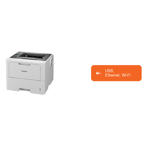 Características de la impresora de etiquetas Brother HL-L5210DW HLL5210DWRE1: USB, Ethernet, Wi-Fi
