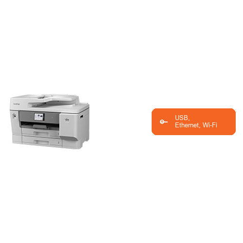 Características de la impresora de etiquetas Brother MFC-J6975DW MFCJ6975DWRE1: USB, Ethernet, Wi-Fi