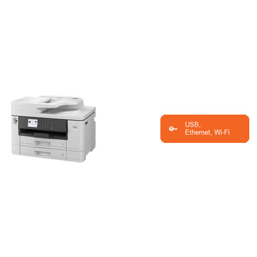 Características de la impresora de etiquetas Brother MFC-J5740 MFCJ5740DWRE1: USB, Ethernet, Wi-Fi