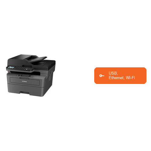 Características de la impresora de etiquetas Brother MFC-L2800DW MFCL2800DWRE1: USB, Ethernet, Wi-Fi