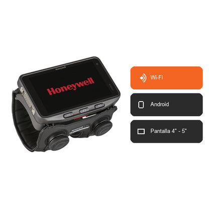 Características del terminal de mano Honeywell CW45 CW45-X0N-AND10XG: Wi-Fi, Android, Pantalla 4" - 5"
