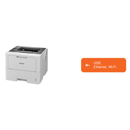 Características de la impresora de etiquetas Brother HL-L5210DN HLL5210DNRE1: USB, Ethernet, Wi-Fi