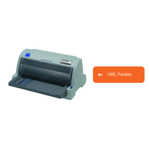 Características de la impresora de etiquetas Epson LQ-630 C11C480141: USB, Paralelo