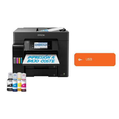Características de la impresora de etiquetas Epson ET-5855 C11CJ29406: USB