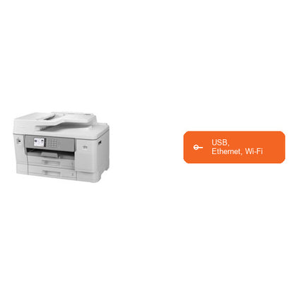 Características de la impresora de etiquetas Brother MFC-J6955DW MFCJ6955DWRE1: USB, Ethernet, Wi-Fi