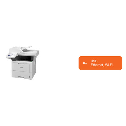 Características de la impresora de etiquetas Brother MFC-L6710DW MFCL6710DWRE1: USB, Ethernet, Wi-Fi