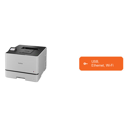 Características de la impresora de etiquetas Brother HL-L8430CDW HLL8430CDWRE1: USB, Ethernet, Wi-Fi