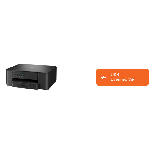 Características de la impresora de etiquetas Brother DCP-J1260W DCPJ1260WRE1: USB, Ethernet, Wi-Fi
