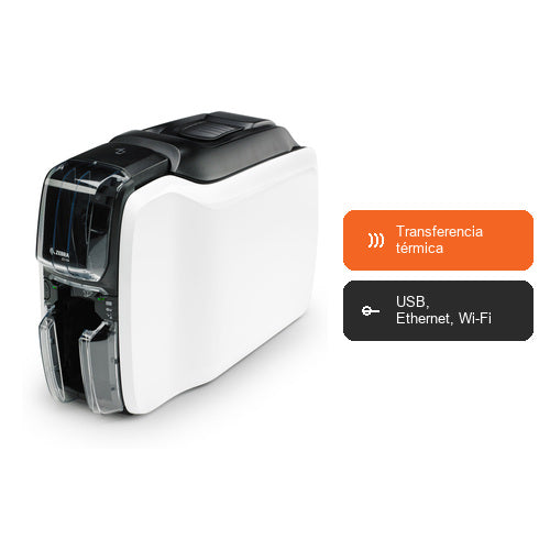 Características de la impresora de etiquetas Zebra ZC100 ZC11-0M00000EM00: Transferencia térmica, USB, Ethernet, Wi-Fi