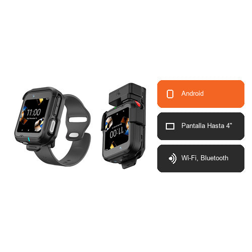 Características del terminal de mano Zebra WS301 WS3012-0M304E52EA6: Android, Pantalla Hasta 4", Wi-Fi, Bluetooth