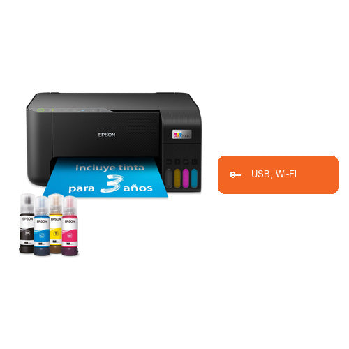 Características de la impresora de etiquetas Epson ET-2860 C11CJ67428: USB, Wi-Fi