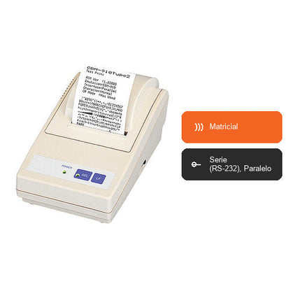 Características de la impresora de etiquetas Citizen CBM-910 CBM91040RF2A: Matricial, Serie (RS-232), Paralelo