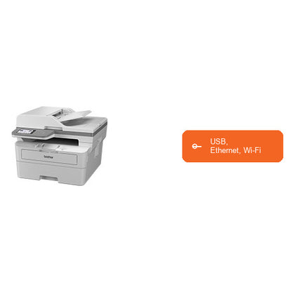 Características de la impresora de etiquetas Brother MFC-L2960DW MFCL2960DWRE1: USB, Ethernet, Wi-Fi