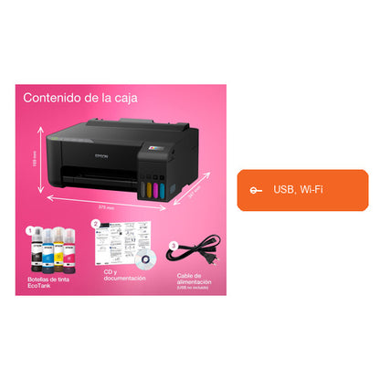 Características de la impresora de etiquetas Epson ET-1810 C11CJ71401: USB, Wi-Fi