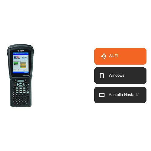 Características del terminal de mano Zebra WAP4 WA4S11020100020W: Wi-Fi, Windows, Pantalla Hasta 4"