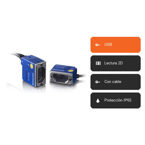Características del lector de códigos de barras Datalogic MATRIX 120 937800010: USB, Lectura 2D, Con cable, Protección IP65