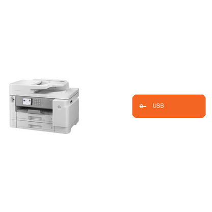 Características de la impresora de etiquetas Brother MFC-J5955DW MFCJ5955DWRE1: USB