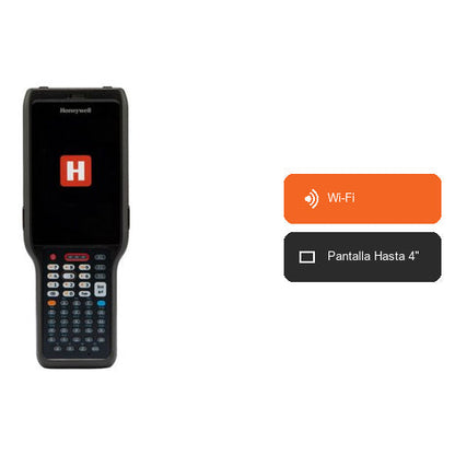 Características del terminal de mano Honeywell CK62 CK62-X00-5ES1CCG: Wi-Fi, Pantalla Hasta 4"