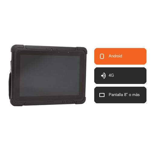 Características del terminal de mano Honeywell RT10 RT10A-L1N-17C12S1E: Android, 4G, Pantalla 8" o más