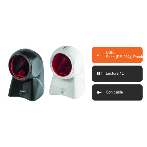Características del lector de códigos de barras Honeywell 7190G blanco 7190G-0: USB, Serie (RS-232), Paralelo, Lectura 1D, Con cable
