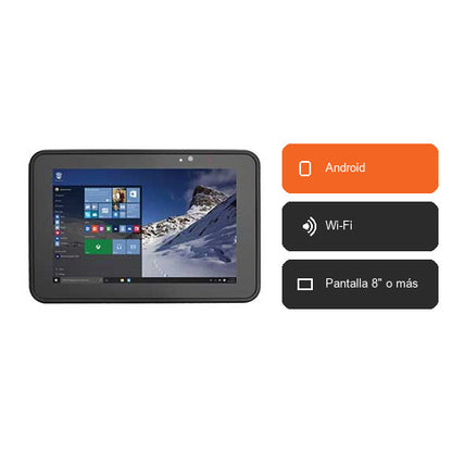 Características del terminal de mano Zebra ET51 KIT-ET51CE-RTL-00-EU: Android, Wi-Fi, Pantalla 8" o más