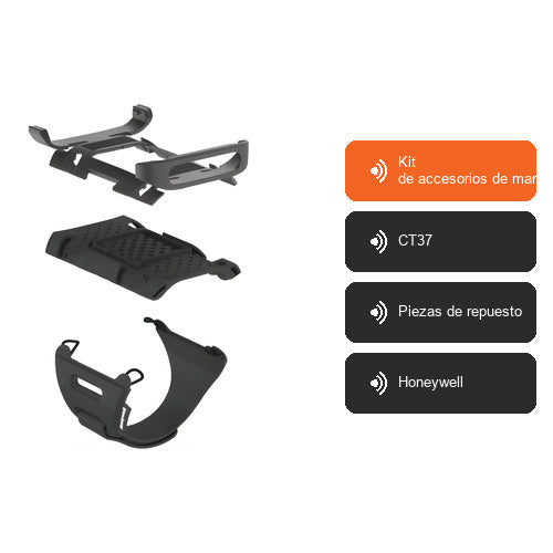 Características de Honeywell Kit de accesorios de mano CT37-WS-KIT: Kit de accesorios de mano, CT37, Piezas de repuesto, Honeywell