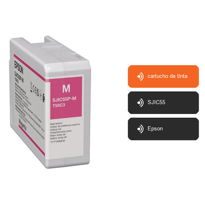 Características de Epson cartucho de tinta C13T58C340: cartucho de tinta, SJIC55, Epson