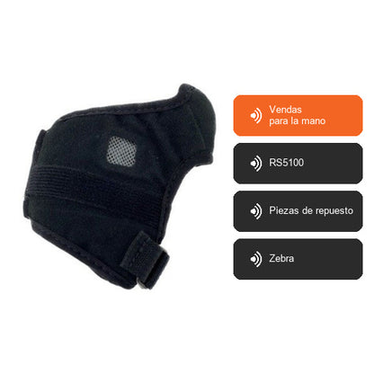 Características de Zebra Vendas para la mano SG-WEAR-HNWPLL-02: Vendas para la mano, RS5100, Piezas de repuesto, Zebra