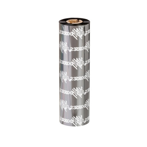 Cinta - RIBBON 2300 CERA DE 110 MM 900 METROS C-25 MM CAJA DE 6 - SKU:02300BK11090