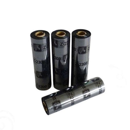 Cuatro rollos de cinta de transferencia Zebra. PROJIT, tienda de electrónica y sus consumibles.